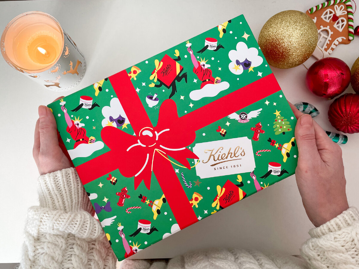 Подарочный новогодний набор Kiehl’s (листайте вправо)