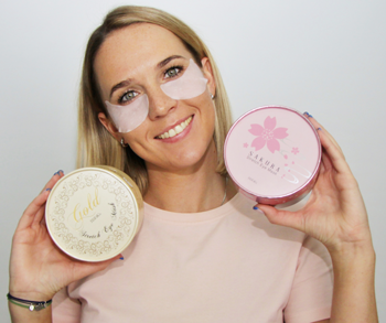 Японские патчи SAKURA STRETCH MASK и GOLD STRETCH MASK