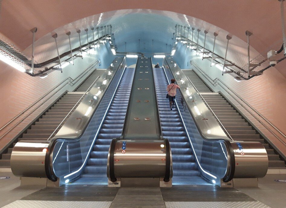 Дизайн уникального проекта пересадочного узла в парижском метро 