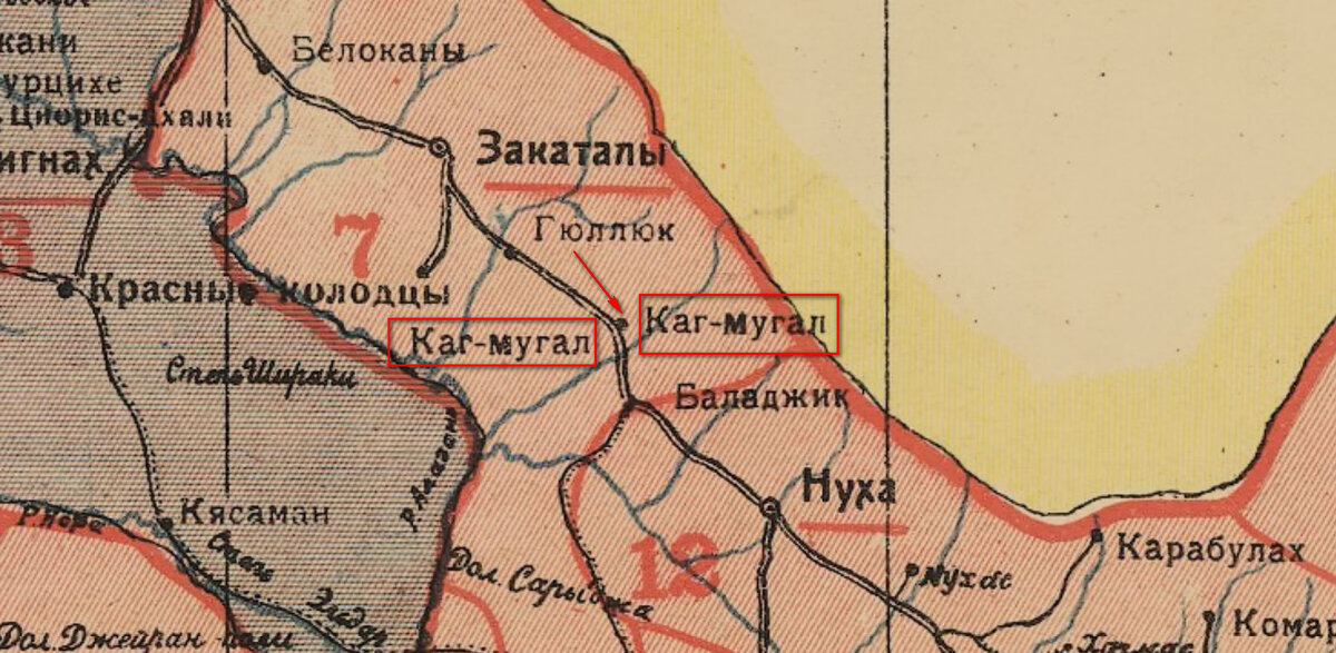 Закатальский район азербайджана карта