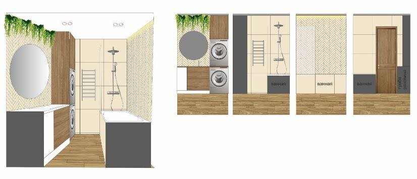 Развёртка стен дизайн-проекта