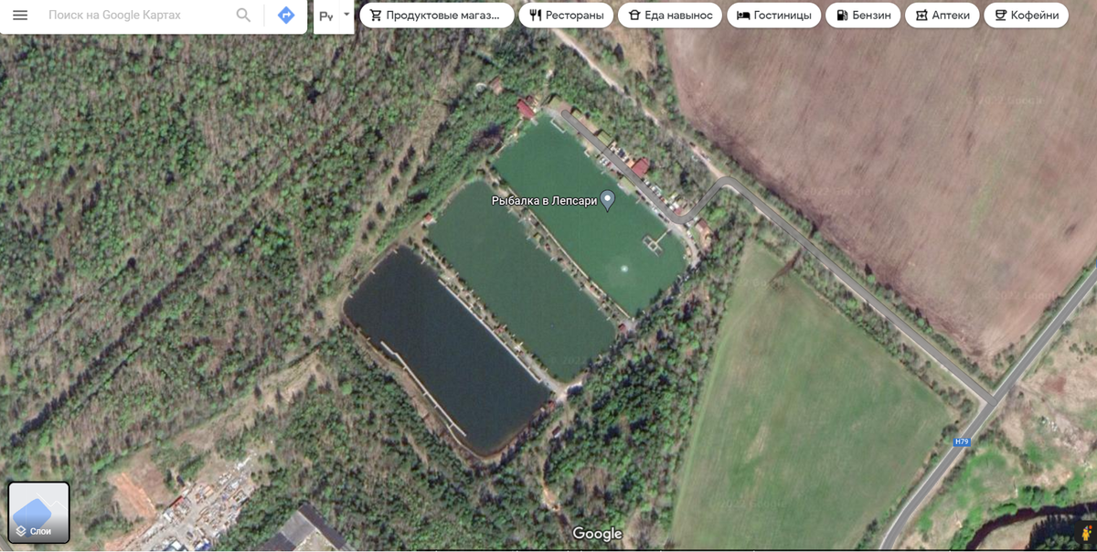 Комплекс прудов в Лепсари