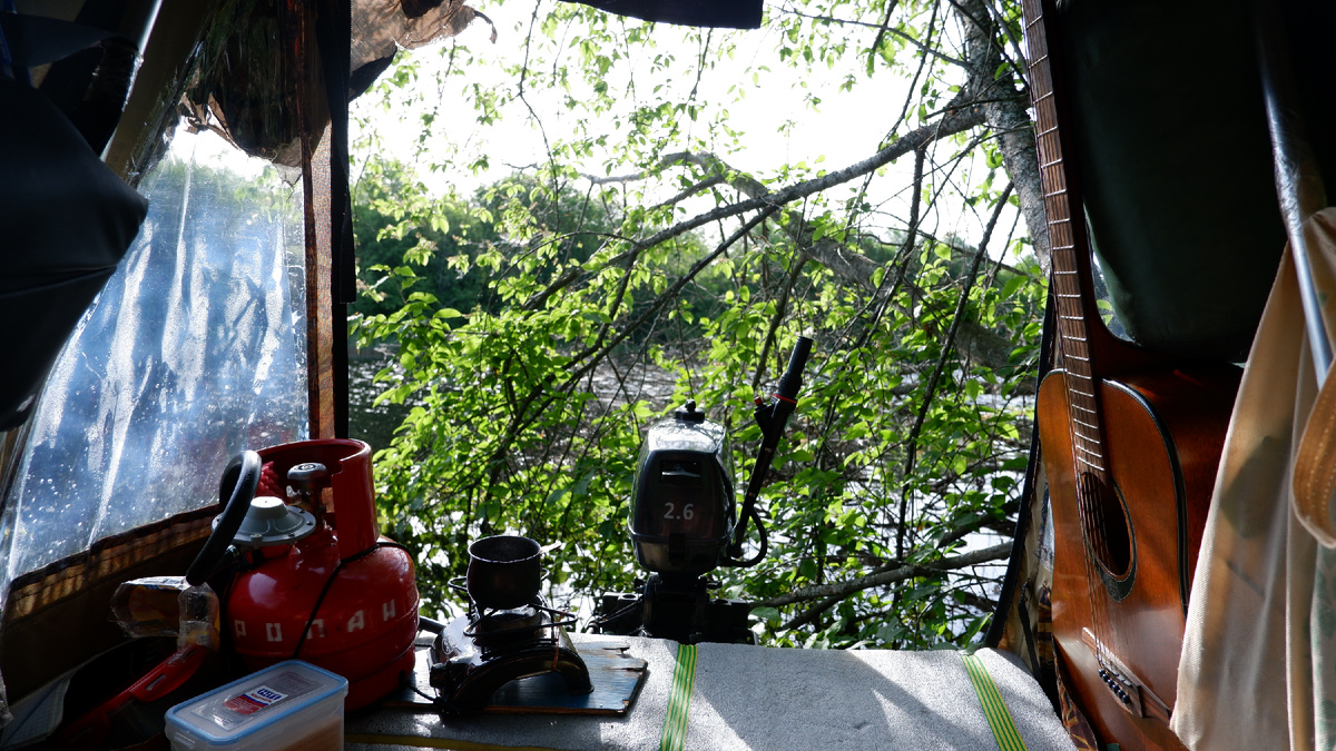 Утро. Вид из лодки