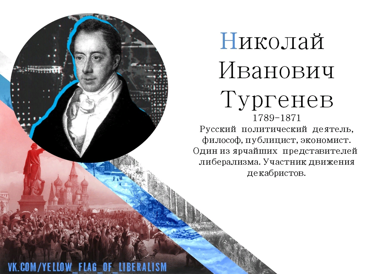 Николай родился 23 октября 1789 года в городе Симбирск (сейчас Ульяновск). Он был сыном директора Московского университета Ивана Петровича Тургенева.