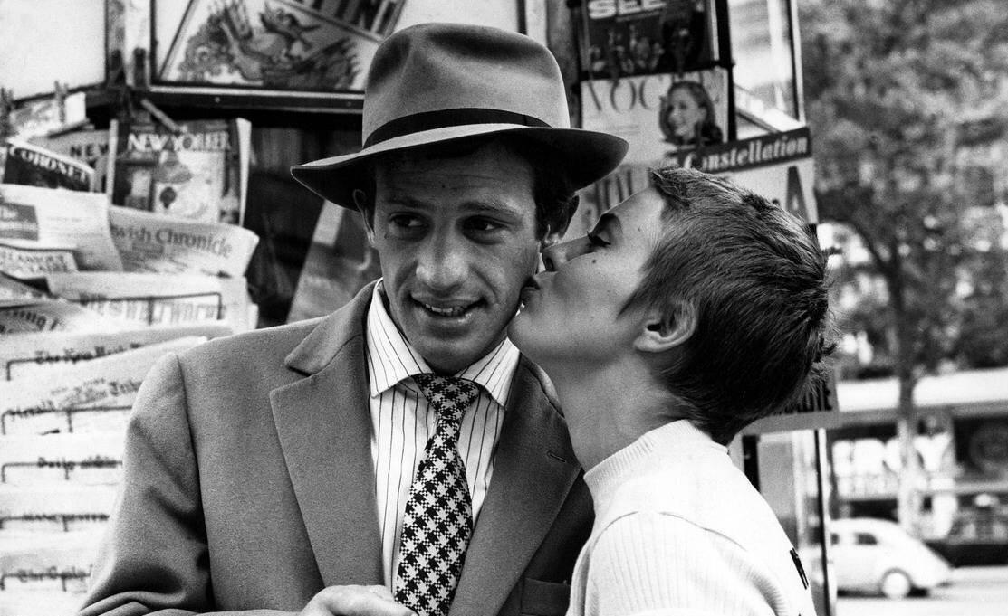 Кадр из х/ф «На последнем дыхании» (1960)