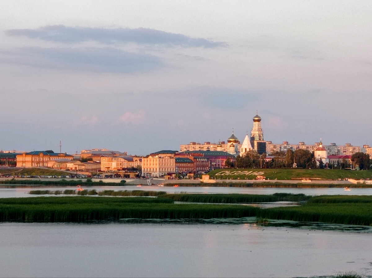 Сызрань в лучах закатного солнца