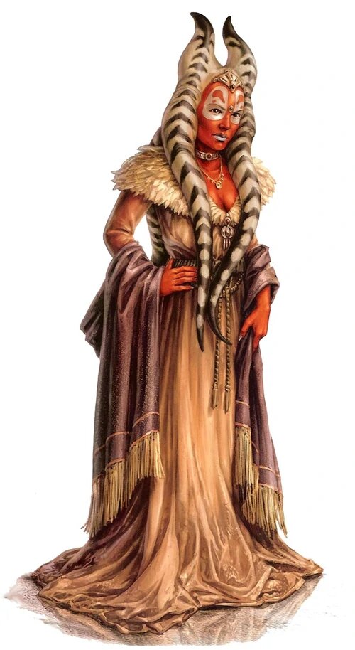 Тогрутианка в национальной одежде