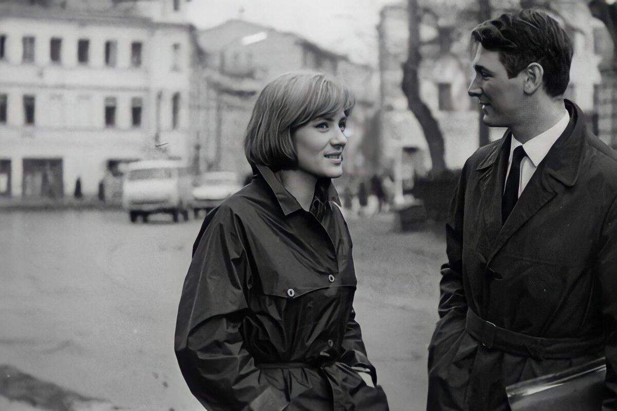Кадр из фильма «Июльский дождь», 1966 год, режиссер Марлен Хуциев