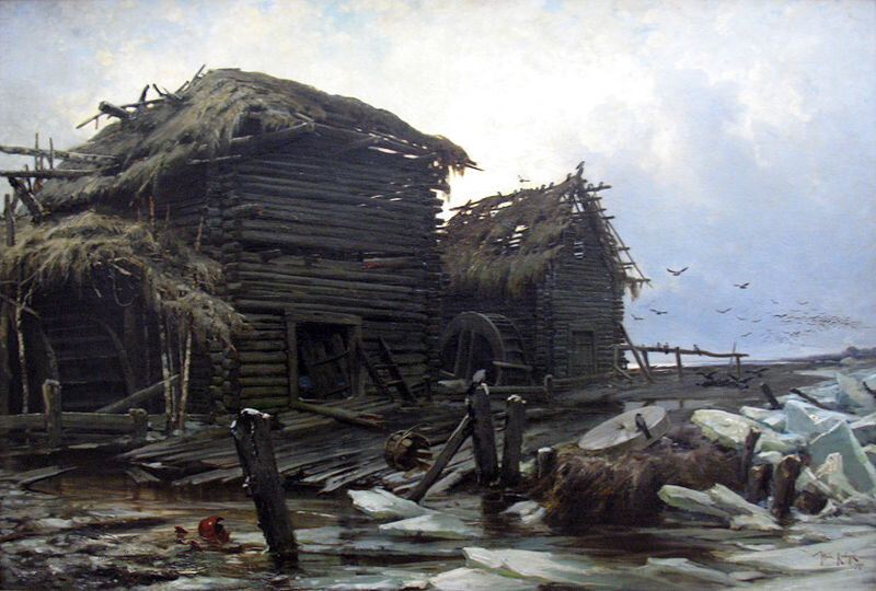 "Заброшенная мельница" (1890) ГТГ.