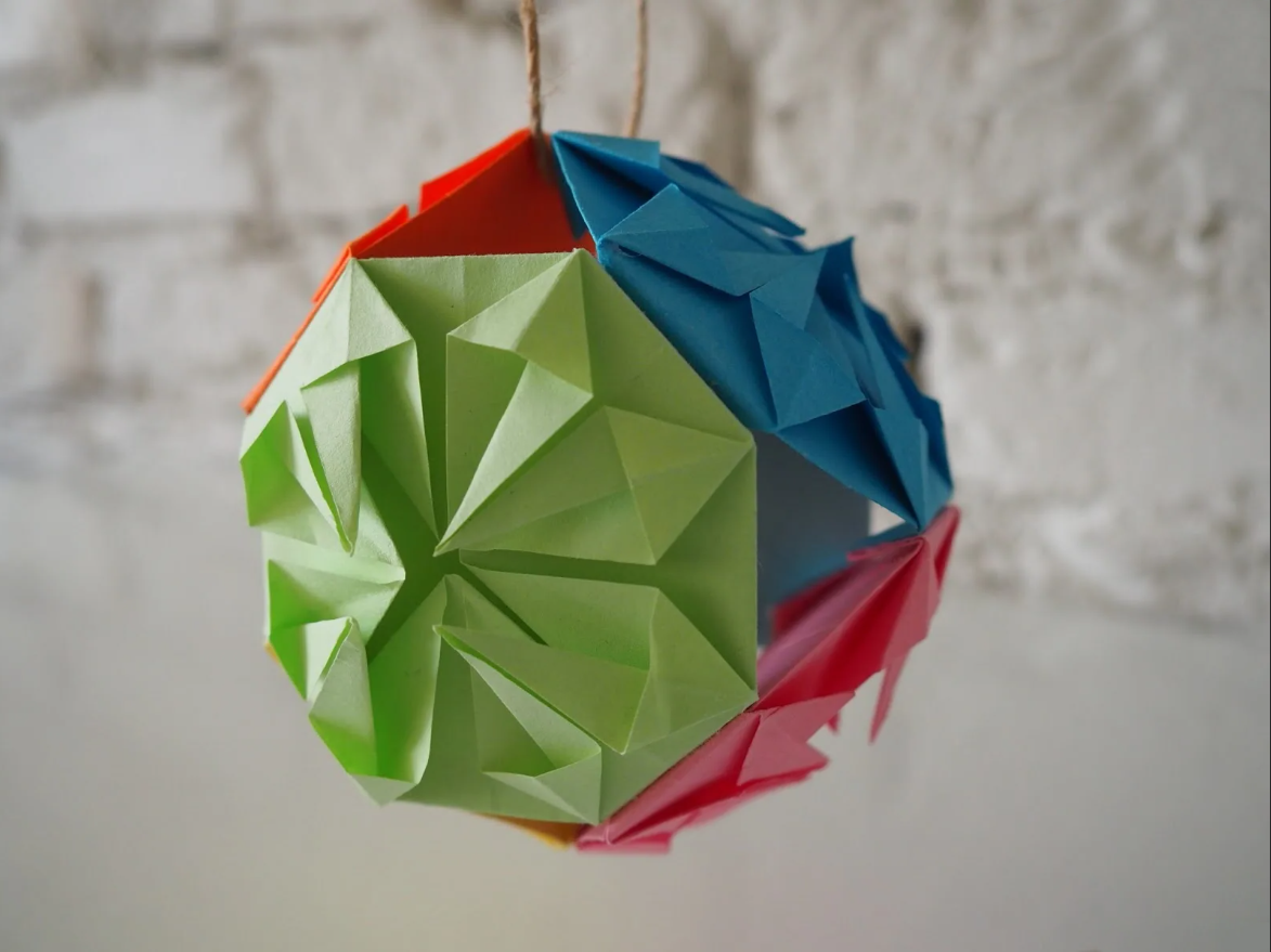 ШАРЫ СОТЫ из офисной бумаги. Paper Honeycomb Ball