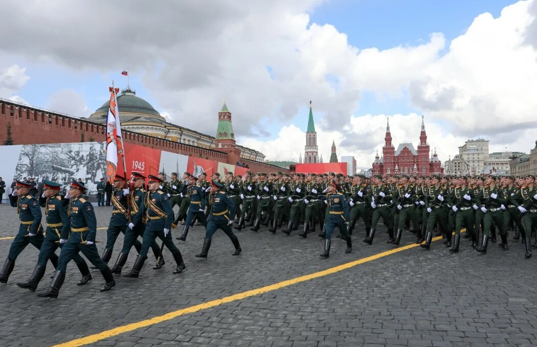 Фото парада на 9 мая на красной площади