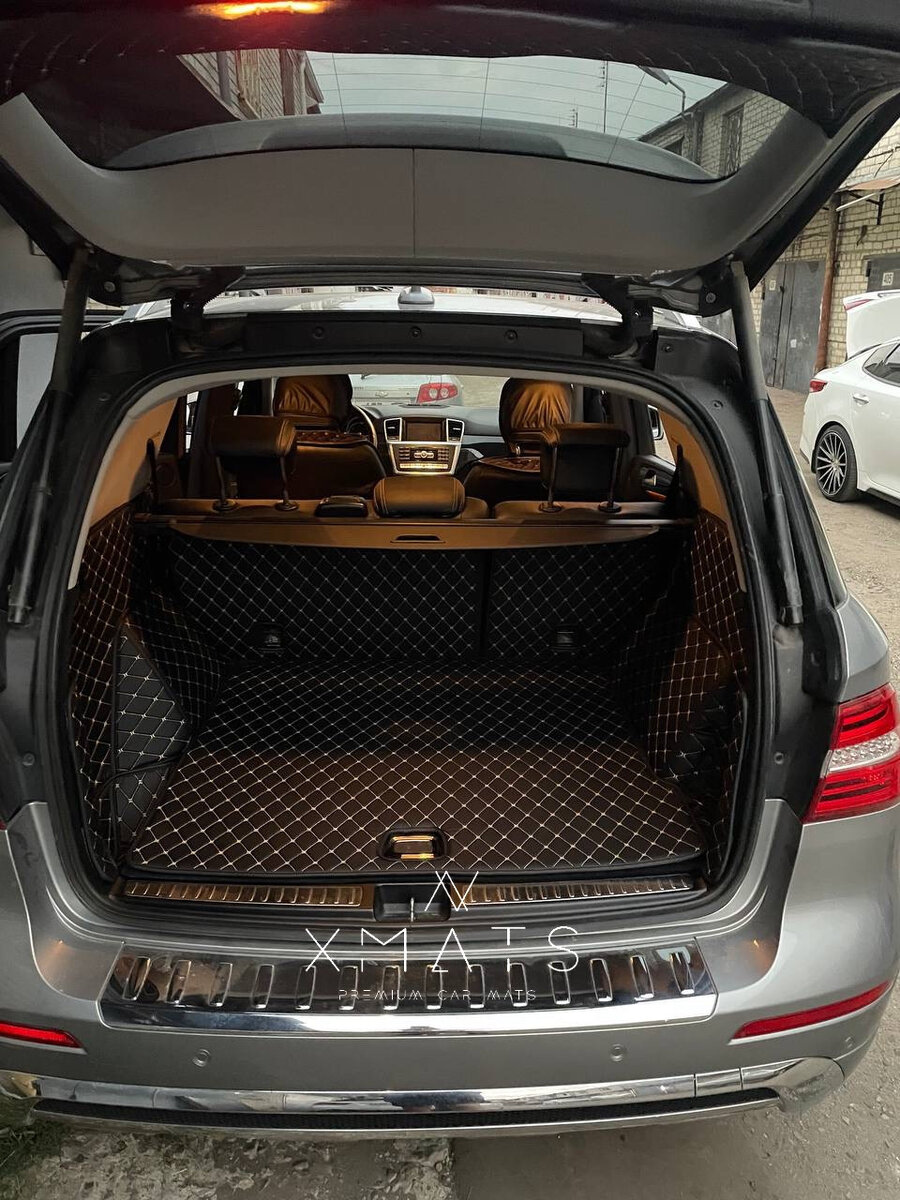3D коврики из экокожи на Mercedes-Benz W166