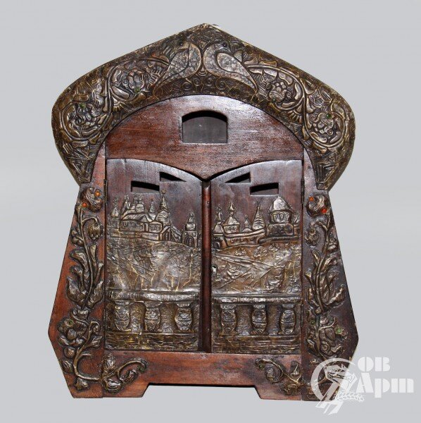 Аптечка с басмой и инкрустацией. Россия, 1900е гг.