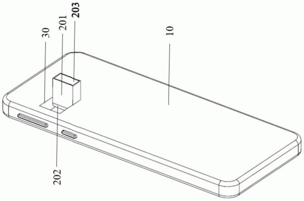    Цифрой 203 отмечен сам объектив камеры. Фото: mydrivers