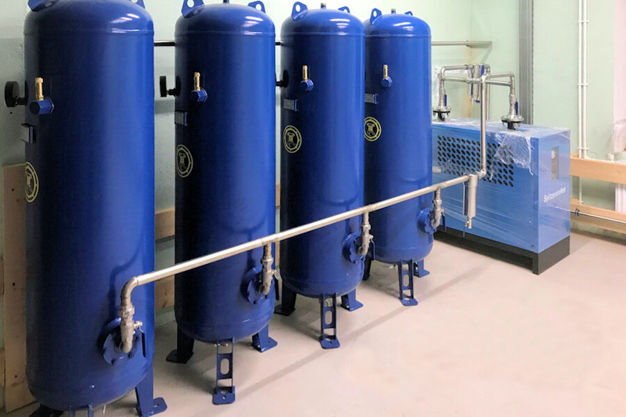 Примеры проложенных пневмолиний