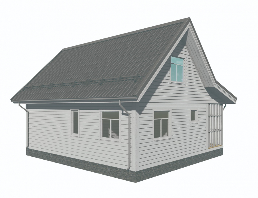 Проект КМ-12, вид сзади