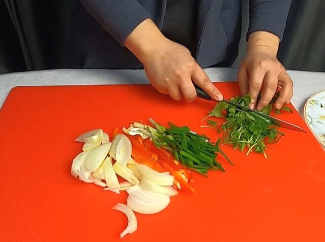 Корейский салат из говяжьей требухи с морковью простой рецепт с фото пошагово