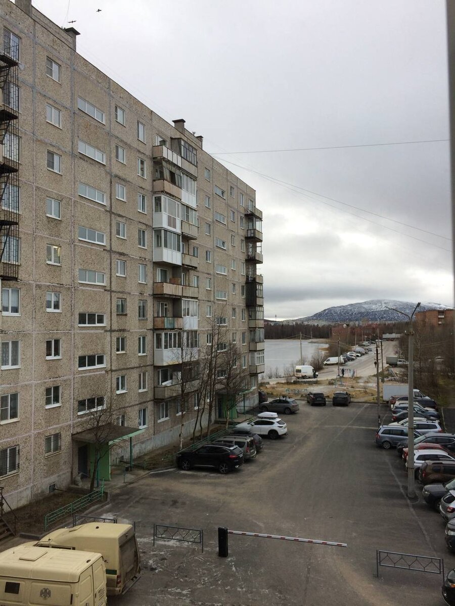 Вид из моего окна на время съёмок 