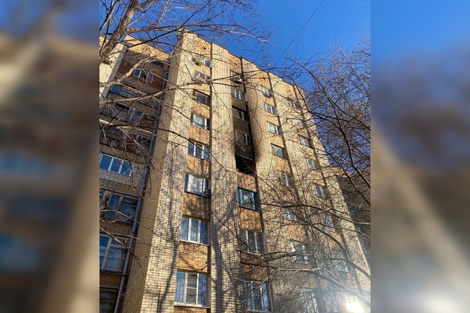     Пожар в общежитии оставил семью без крыши над головой  из соцсетей