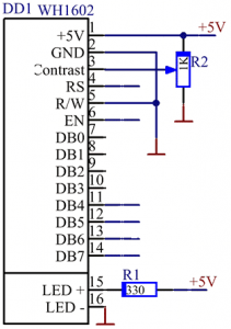 вывод экрана D4 = ножка микроконтроллера 5 вывод экрана D5 = ножка микроконтроллера 4
вывод экрана D6 = ножка микроконтроллера 0
вывод экрана D7 = ножка микроконтроллера 2
вывод экрана RS = ножка микроконтроллера 14
вывод экрана RW = ножка микроконтроллера12
вывод экрана E = ножка микроконтроллера 13

Алгоритм работы мы возьмем с урока по PIC №3.

from machine import Timer
from machine import Pin
import time
#pin
D4 = 5
D5 = 4
D6 = 0
D7 = 2

RS = 14
RW = 12
E = 13

class LCD1602:

def __init__(self):
  D4 = 5
  D5 = 4
  D6 = 0
  D7 = 2
  RS = 14
  RW = 12
  E = 13
  self.I_D4 = Pin(D4, Pin.OUT);
  self.I_D5 = Pin(D5, Pin.OUT);
  self.I_D6 = Pin(D6, Pin.OUT);
  self.I_D7 = Pin(D7, Pin.OUT);
  self.I_RS = Pin(RS, Pin.OUT);
  self.I_EW = Pin(RW, Pin.OUT);
  self.I_E = Pin(E, Pin.OUT);
  time.sleep_ms(50)
  self.I_D4.off()
  self.I_D5.off()
  self.I_D6.off()
  self.I_D7.off()
  self.I_RS.off()
  self.I_EW.off()
  self.I_E.off()
  time.sleep_ms(100)
  self.sendhalfbyte(0x03)  
  time.sleep_ms(5)
  self.sendhalfbyte(0x03)
  time.sleep_ms(5)
  self.sendhalfbyte(0x03)
  time.sleep_ms(1)
  self.sendhalfbyte(0x02)
  time.sleep_ms(10)
  self.sendbyte(0x28,0)
  self.sendbyte(0x28,0)
  self.sendbyte(0x0C,0)
  time.sleep_ms(1)
  self.sendbyte(0x01,0)
  time.sleep_ms(2)
  self.sendbyte(0x06,0)
  time.sleep_ms(1)
  self.sendbyte(0x02,0)
  self.sendbyte(0x80,0)
  time.sleep_ms(20)

def sendhalfbyte (self,c):
  self.I_D4.off()
  self.I_D5.off()
  self.I_D6.off()
  self.I_D7.off()
  if((c>>0)&0x01):
     self.I_D4.on()
  else:
    self.I_D4.off() 
  if((c>>1)&0x01):
    self.I_D5.on()
  else:
    self.I_D5.off() 
  if((c>>2)&0x01):
    self.I_D6.on()
  else:
    self.I_D6.off() 
  if((c>>3)&0x01):
    self.I_D7.on()
  else:
    self.I_D7.off() 

  self.I_E.on()
  time.sleep_ms(1)
  self.I_E.off() 
  time.sleep_ms(5)

def sendbyte (self, c, mode): 
  hc=0x00
  if mode:
    self.I_RS.on()
  else:
    self.I_RS.off()
  hc = c>>4
  self.sendhalfbyte( hc )
  self.sendhalfbyte( c ) 

def LCD_Clear(self):
  self.sendbyte( 0x01, 0)
  time.sleep_ms(2)

def LCD_SetPos(self, x = 0, y = 0):
  if y == 0 :
    self.sendbyte((x|0x80), 0)
  if y == 1:
    self.sendbyte(((0x40+x)|0x80),0)

def LCD_String(self, st):
  i=0
  while (ord(st[i]) != ord('/')):
    self.sendbyte(ord(st[i]), 1)
    i = i + 1

Пример использования данной библиотеки:

from machine import Timer
from machine import Pin
import time

from LCD1602 import LCD1602

LCD = LCD1602()
LCD.LCD_String("Ok/")
LCD.LCD_SetPos(0, 1)
LCD.LCD_String("Hello/")
print ("Ok")
