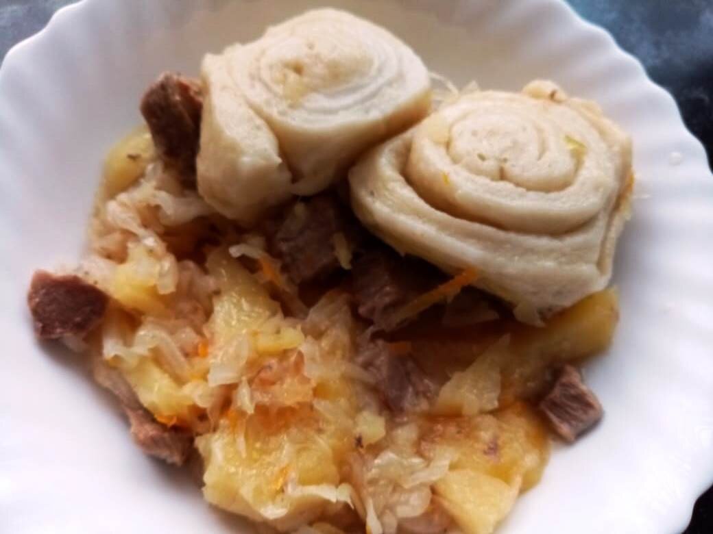 Штрули из дрожжевого теста