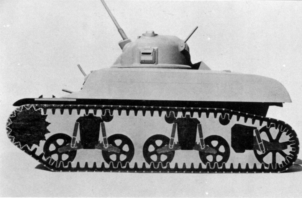 Полноразмерный макет Light Tank T7, май 1941 года.