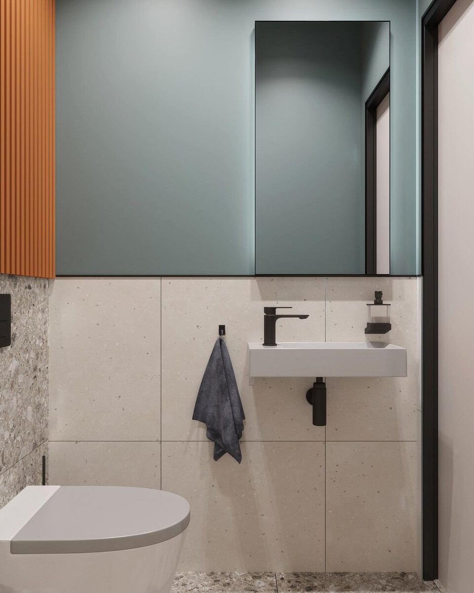 Санузел от дизайнера Дарьи Бычковой 