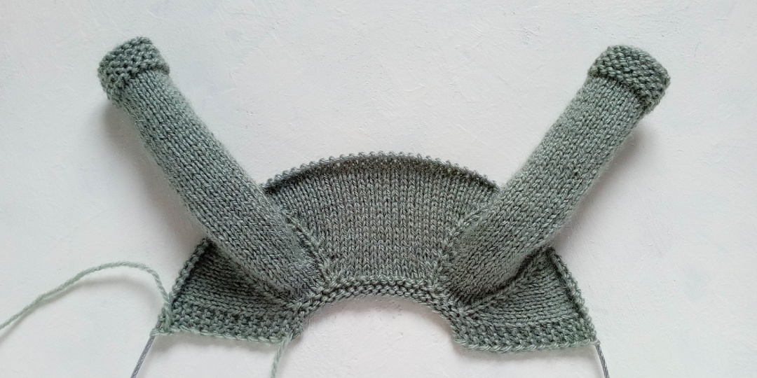 Вязание спицами способом "без отрыва нити"