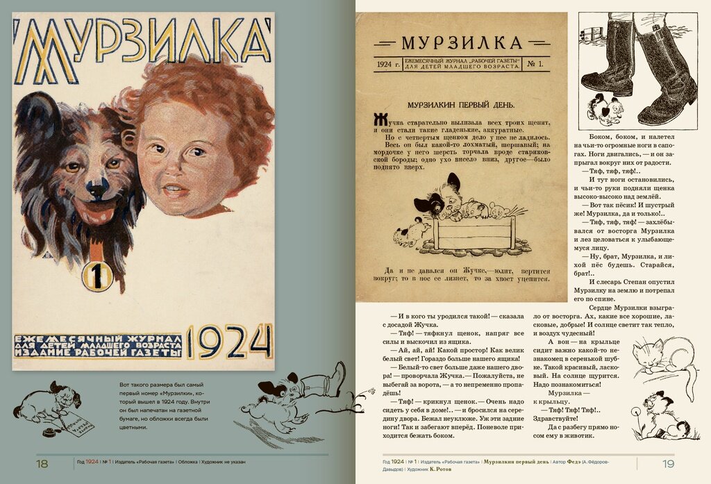 Первый номер журнала «Мурзилка», 16 мая 1924 года