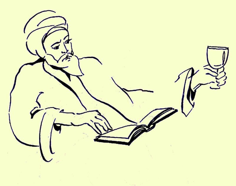 Иллюстрация к Рубаи Омара Хайяма (Художник Ирина Степанова)