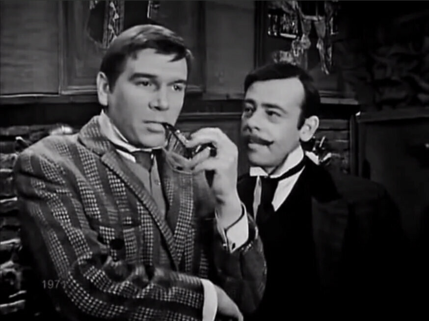 Кадр из телефильма "Собака Баскервилей" взят для иллюстрации из Яндекс Картинки.