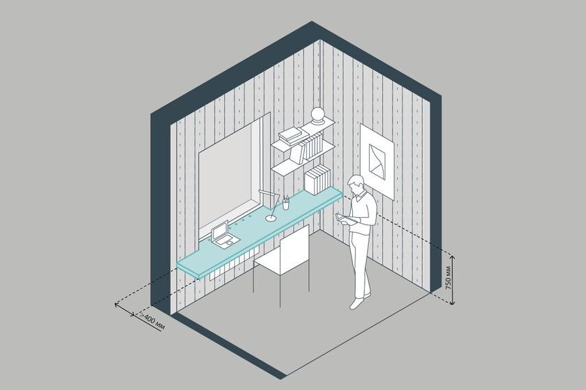 Рабочее место вместо подоконника