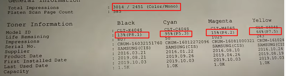 МФУ Samsung Xpress C480 с ошибкой "Подготовка нов. копи-картриджа"
