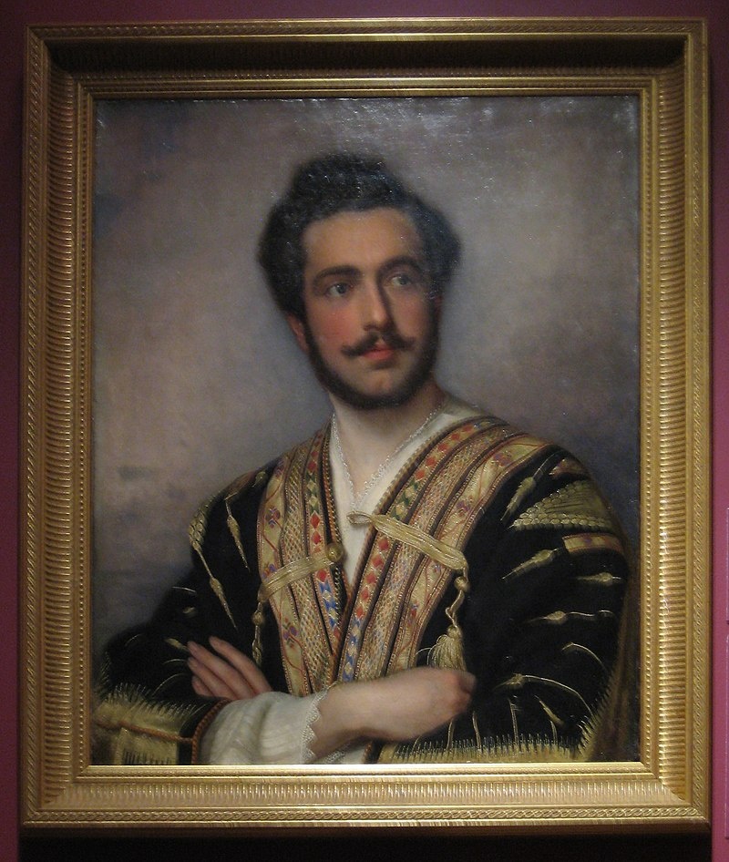 Портрет Г. Гагарина в молодости. 