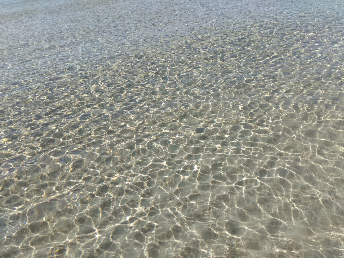 Чистая и теплая морская вода
