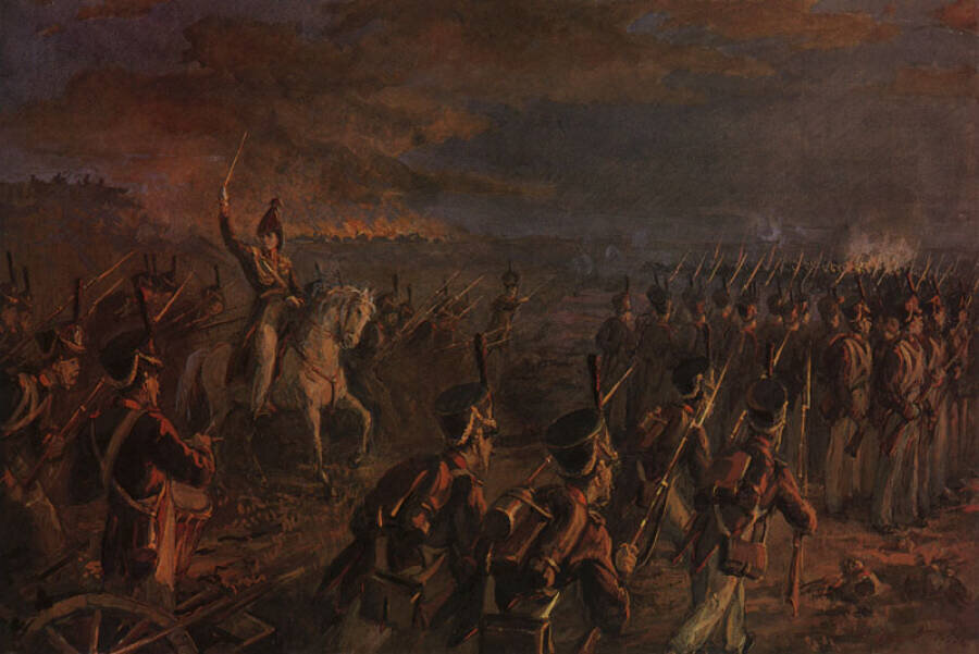 Сражение под Москвой 1812. Битва с французами под Москвой. Битва с Наполеоном под Москвой. Бородинское сражение народное ополчение.