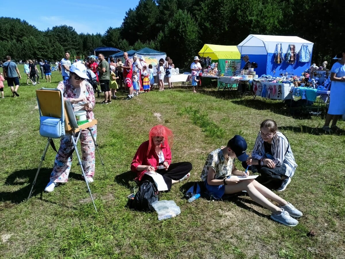 Фестивальная площадка "Праздник у семи озёр", пос. Самусь, Томская область