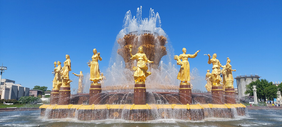 Фото фонтана на вднх в москве