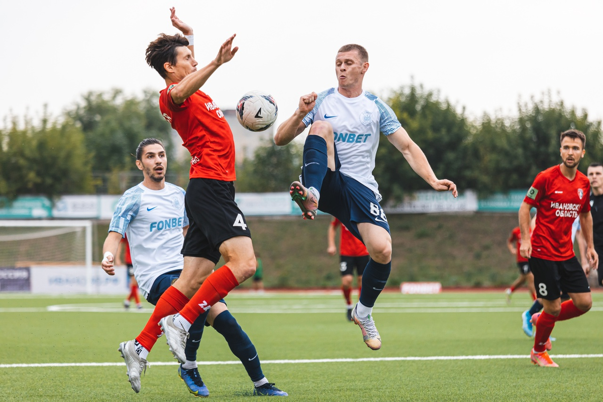 Момент матча Текстильщик-2drots. Фото из группы ВК Текстильщика.