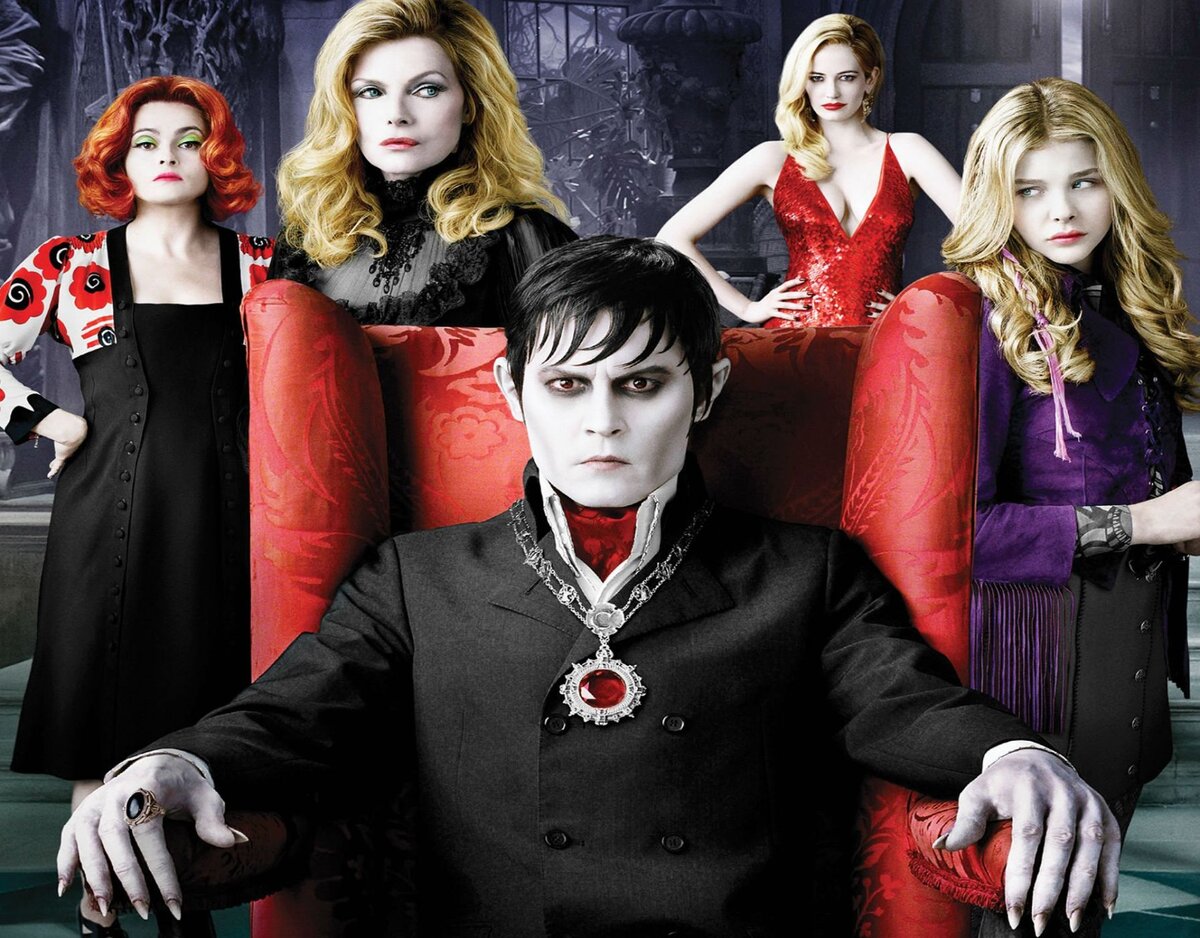 Актерский каст фильма и сериала "Мрачные тени"