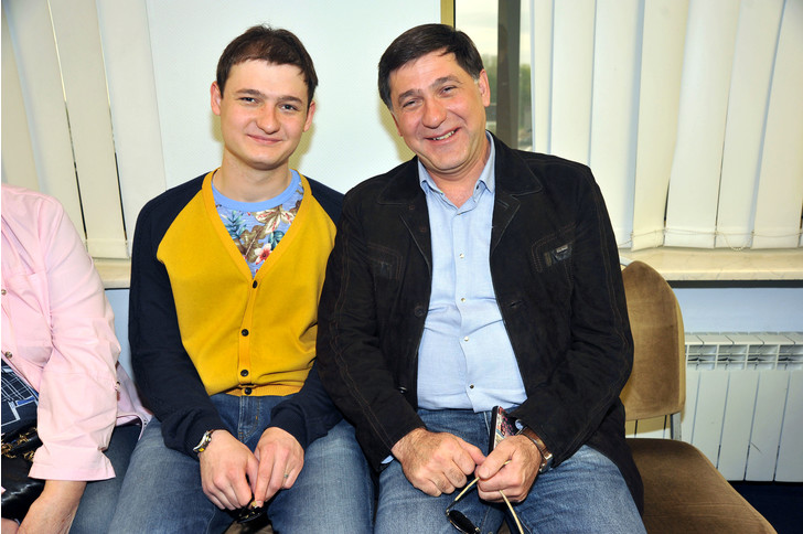 Сергей Пускепалис с сыном Глебом