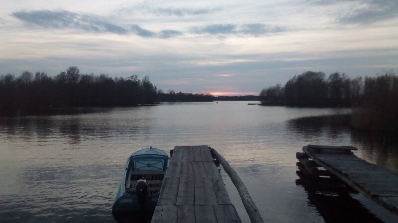 Один из деревенских вечеров