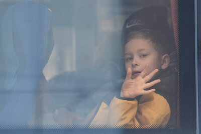    Прибытие второго поезда с беженцами из Донбаса ©Пелагия Тихонова РИАМО