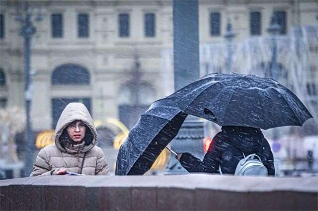    Когда в Москве выпадет мокрый снег?