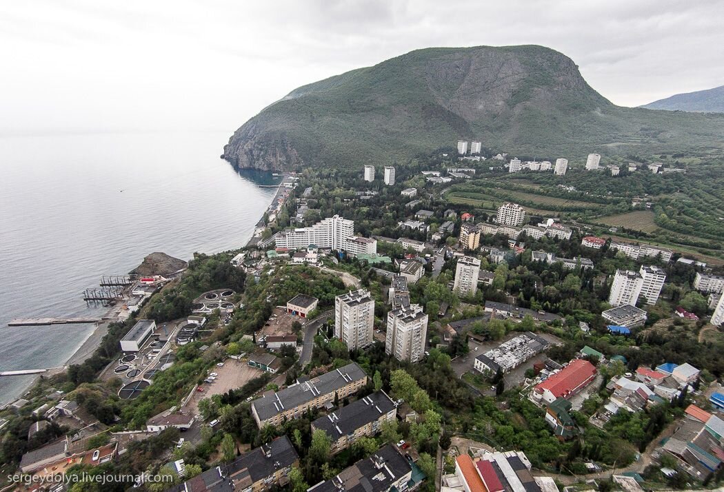 Вид на Партенит с высоты птичьего полёта. Фото из интернета.