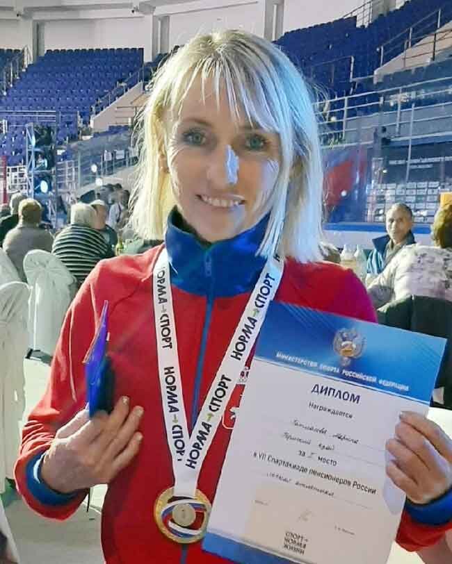 Марина Патласова, чемпионка Российского уровня