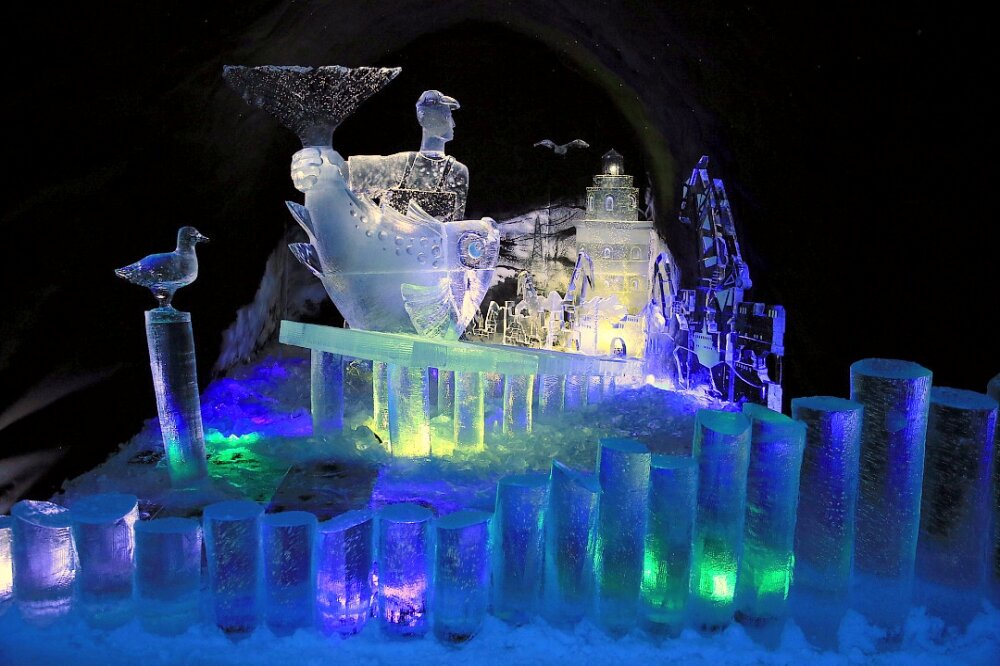    «Снежная деревня» внесена в Книгу рекордов России. Фото: Правительство Мурманской области/ Дмитрий Дубов