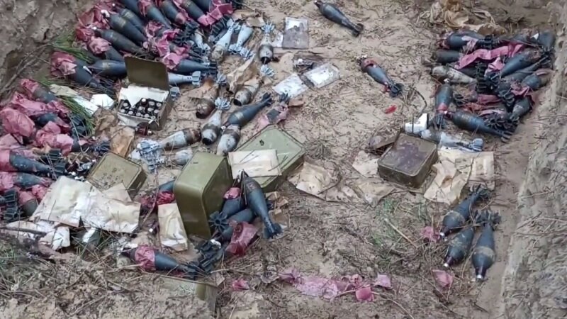   Гранаты, тротил и порох: на освобождённых территориях продолжают ликвидировать схроны