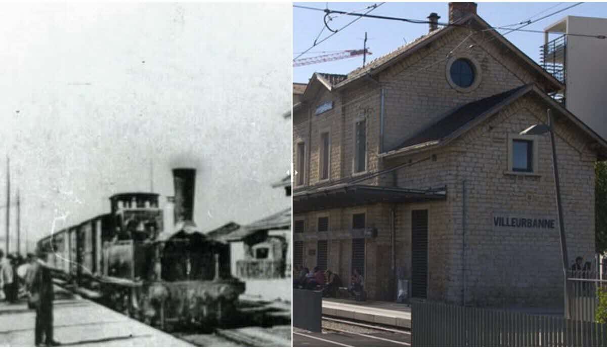 Gare de Villeurbanne. Le Progrès. Вокзал в Виллербанне, пригороде Лиона, откуда были депортированы евреи в 1943-44 в Освенцим. Сейчас – остановка трамвая N 3. 