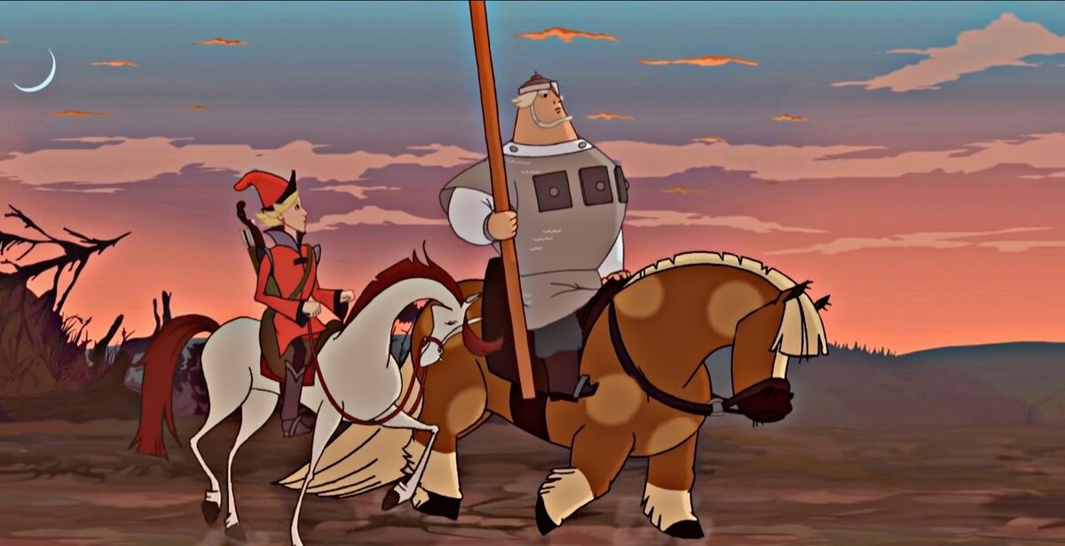 Кадр из мультфильма "Добрыня Никитич и Змей Горыныч"